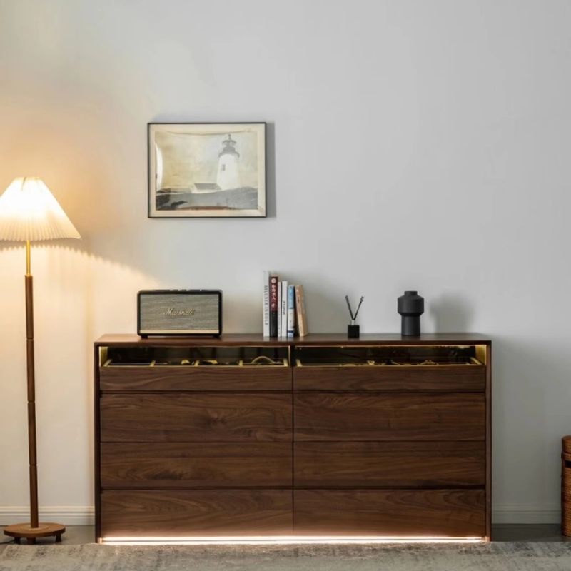ETHEREAL eight-drawer chest made of black walnut wood – Caterlog木錄