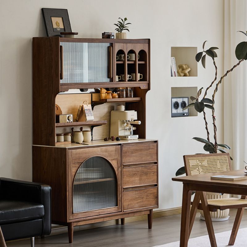 Vandyn tall sideboard in black walnut wood (custom orders available ...