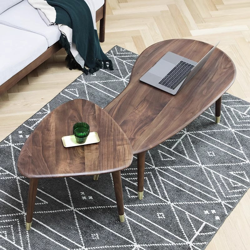 PRIMUS coffee table set made of black walnut wood – Caterlog木錄