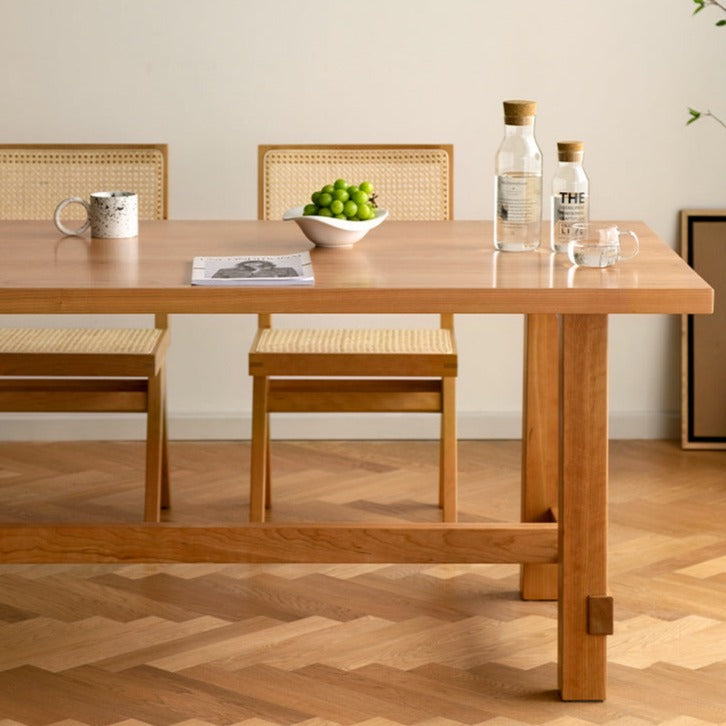ARNWING Japanese dining table cherry wood (can be customized)